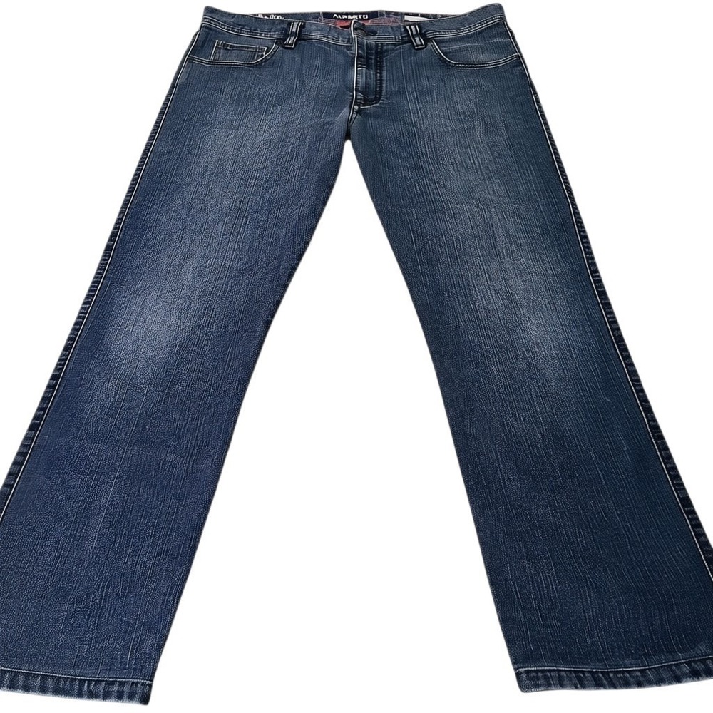Alberto Jeans Mens 34x31 Stretch Comfort Fit‎ Luxury T400 Designer Denim